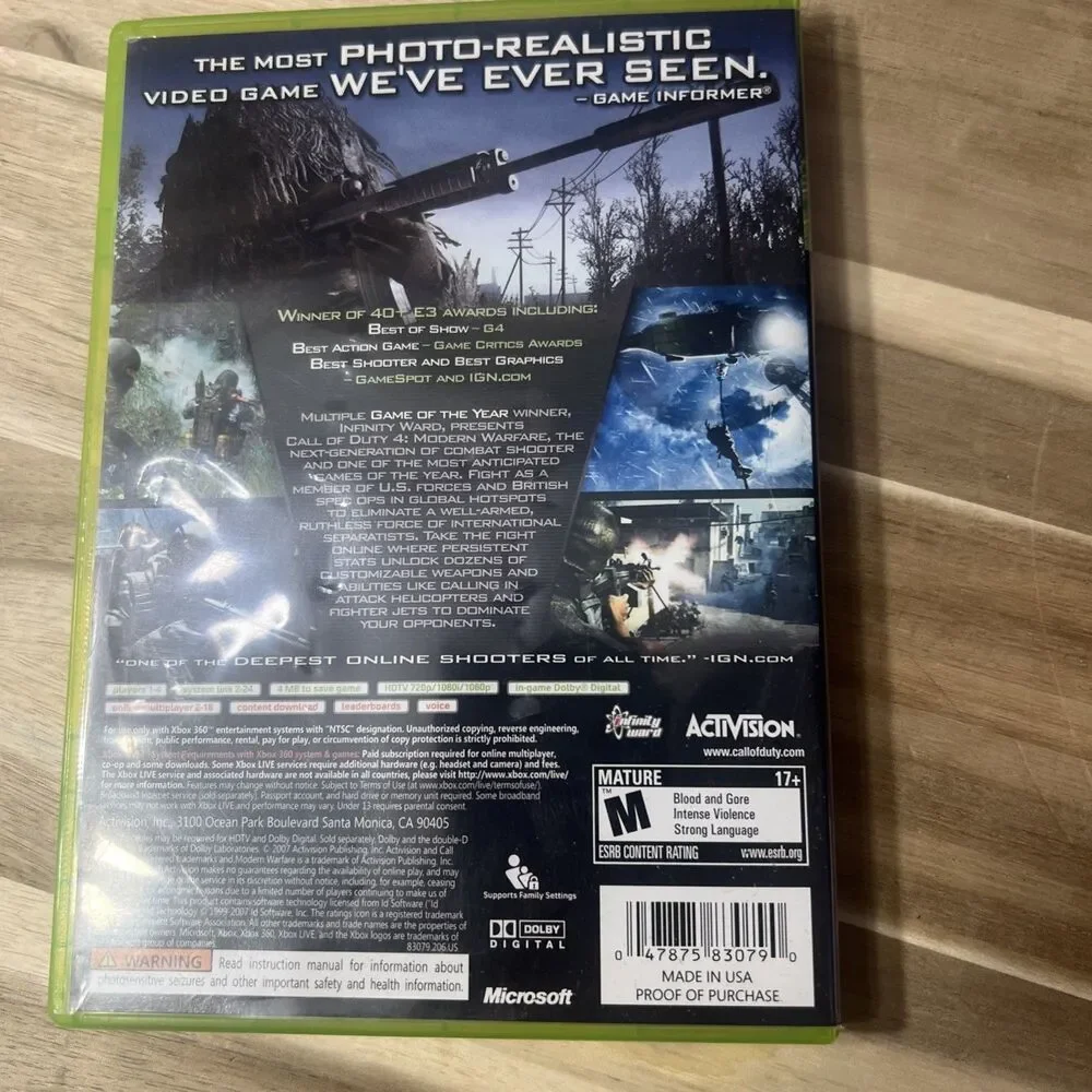 Call of Duty 4 -‎ Microsoft Xbox 360